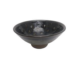 GD Brown And Blue Glazed Studio Art Pottery Bowl